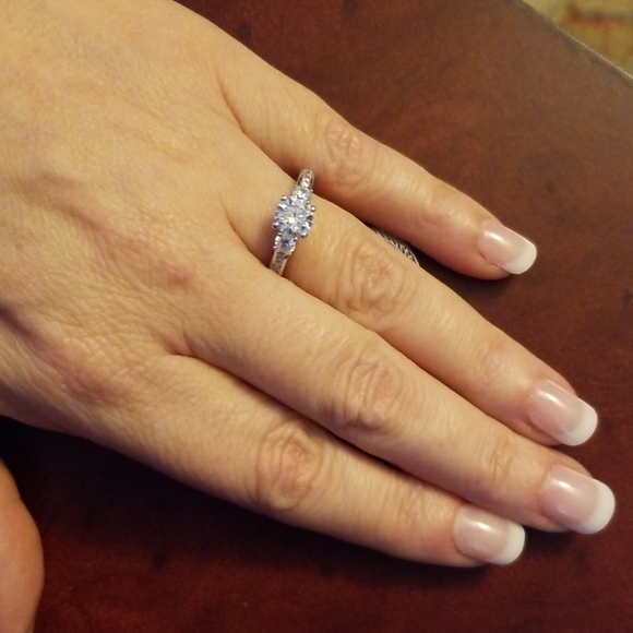 CZ Bridal Set - Picture 2 of 4